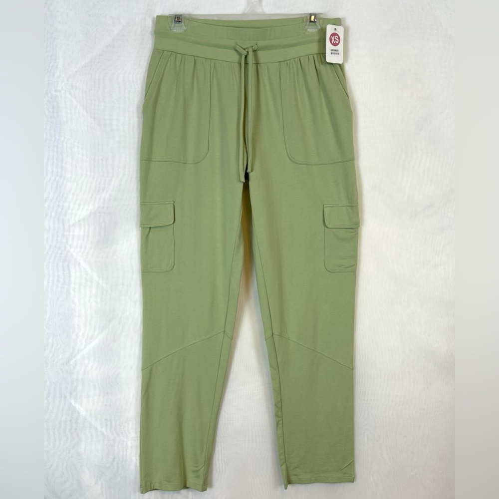 New Womens Anybody Soft Stretch Cargo Pocket Casual Pants / XS